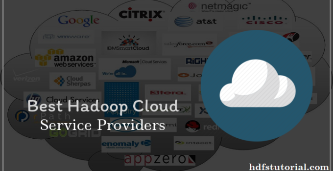 Hadoop Cloud Service Providers