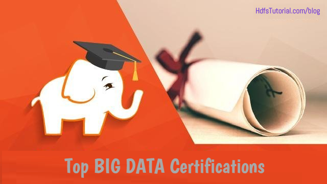 top big data certifications