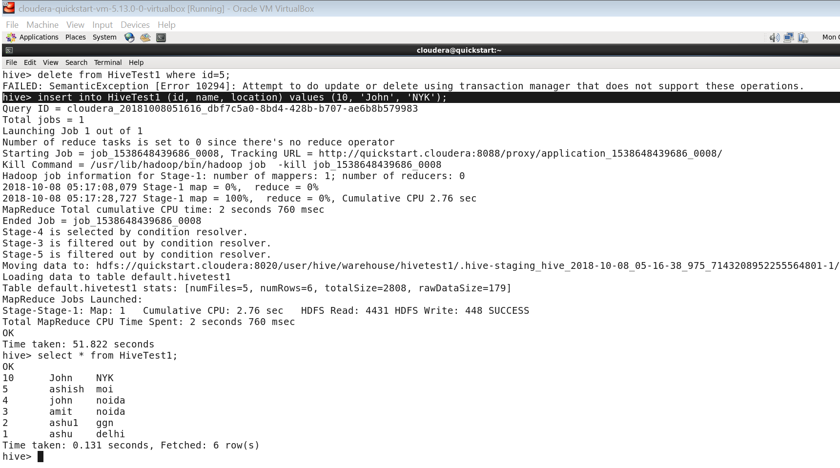How To Update Delete Hive Tables Enable ACID Proprties In Hive 
