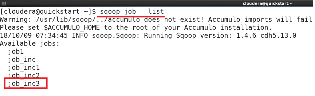 automate sqoop incremental import